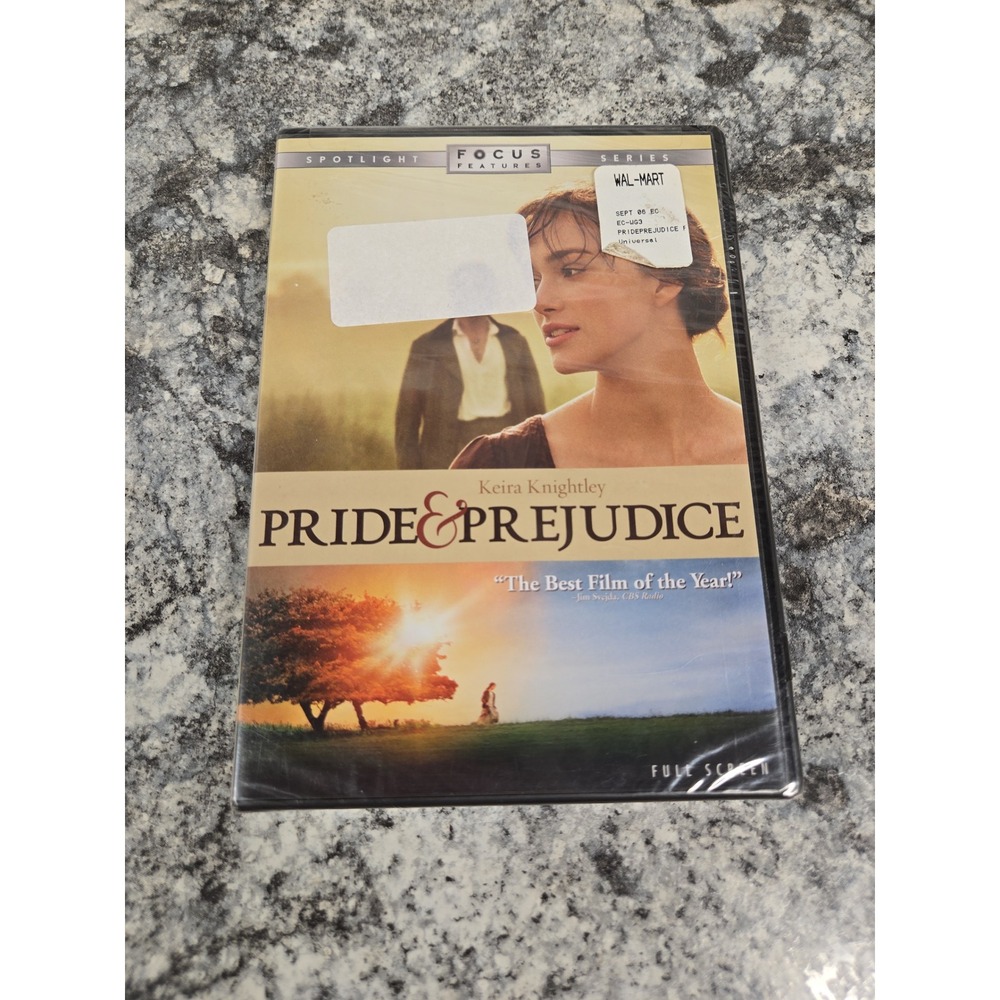 Pride Prejudice DVD 2005 Keira Knightley Focus Features Full Screen NWT